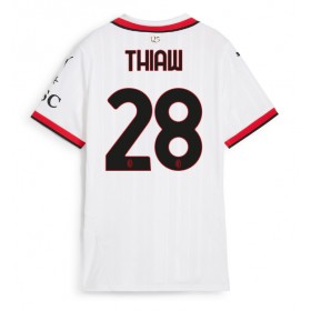 AC Milan Malick Thiaw #28 Borta Kläder Dam 2024-25 Kortärmad